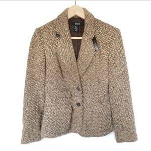 Victoria Secrets Single breast Tweed Women's Blazer Jacket size 2